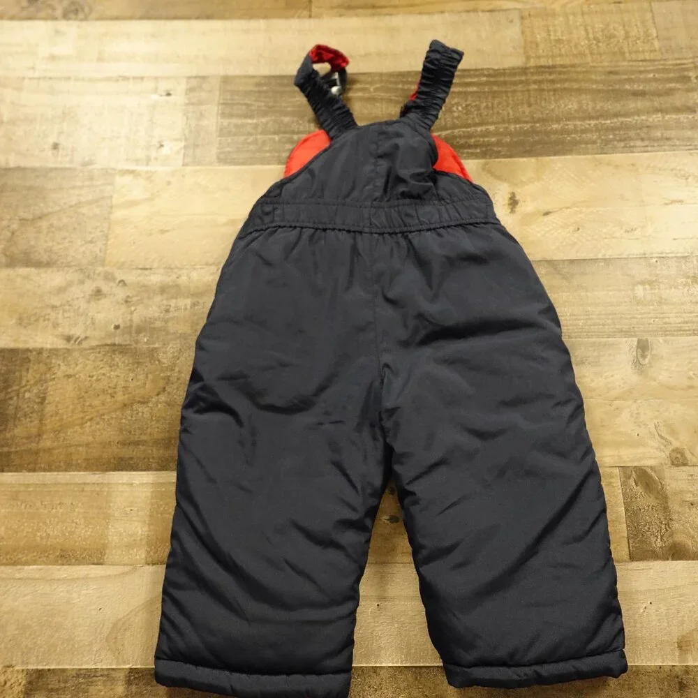 OshKosh B’gosh Snow Bib Overalls Baby/Toddler 24M Navy‎ Insulated Winter